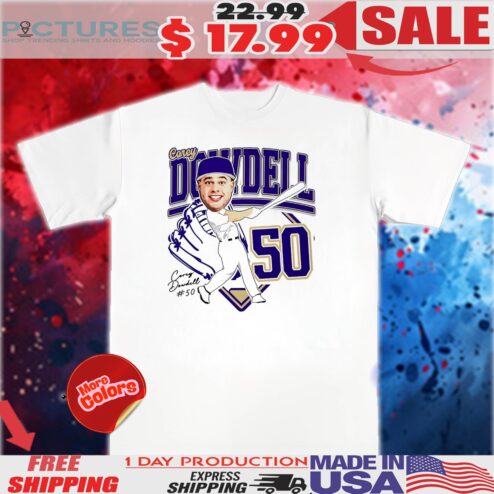 Corey Dowdell James Madison baseball caricature 2025 chibi shirt