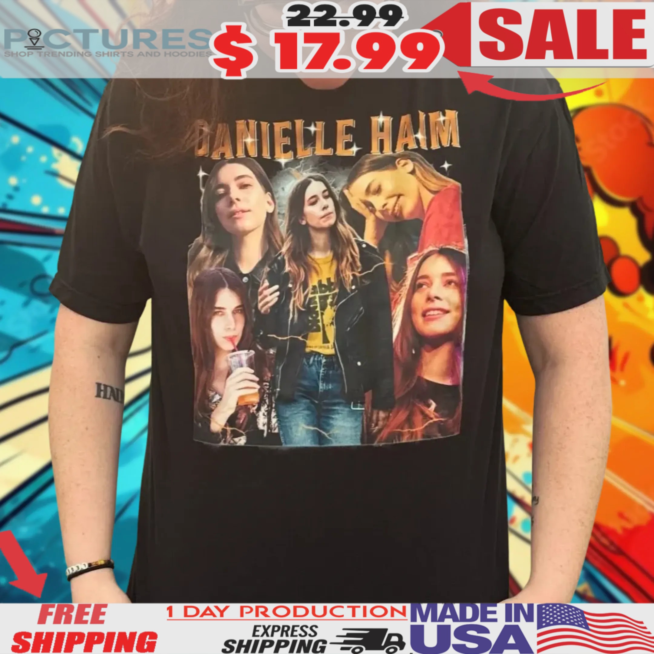 Danielle Haim Vintage Bootleg Shirt