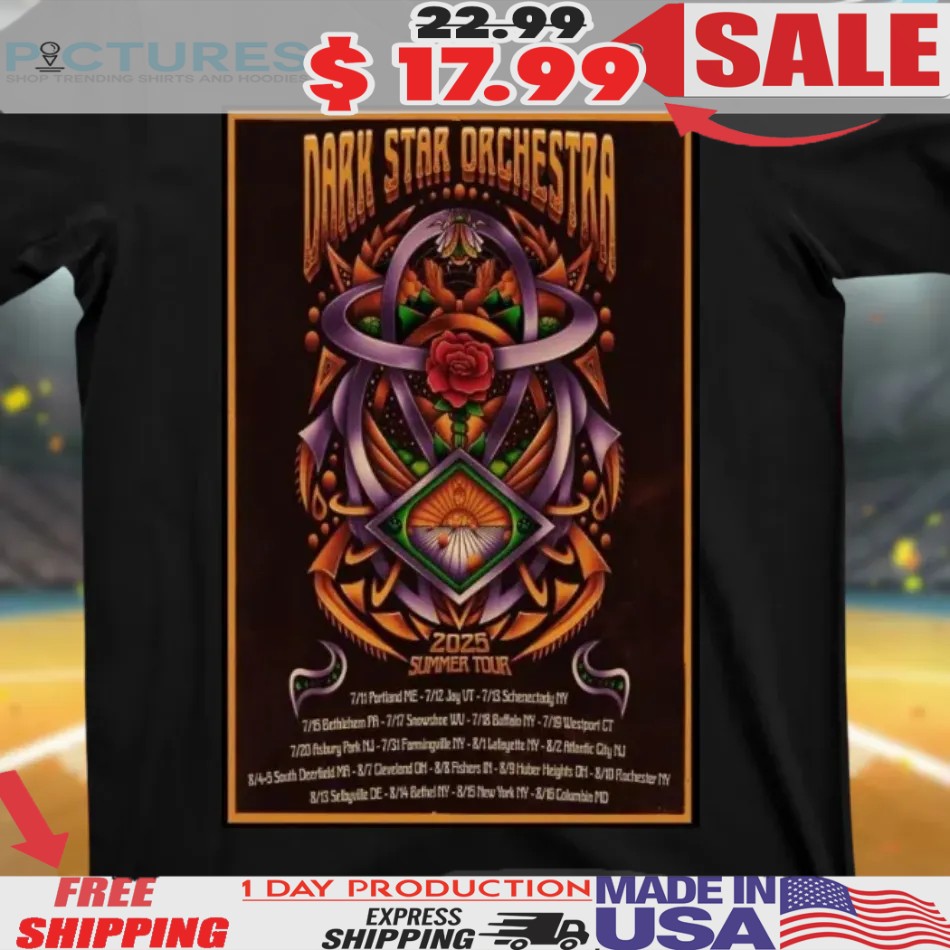 Dark Star Orchestra 2025 Summer Poster Shirt