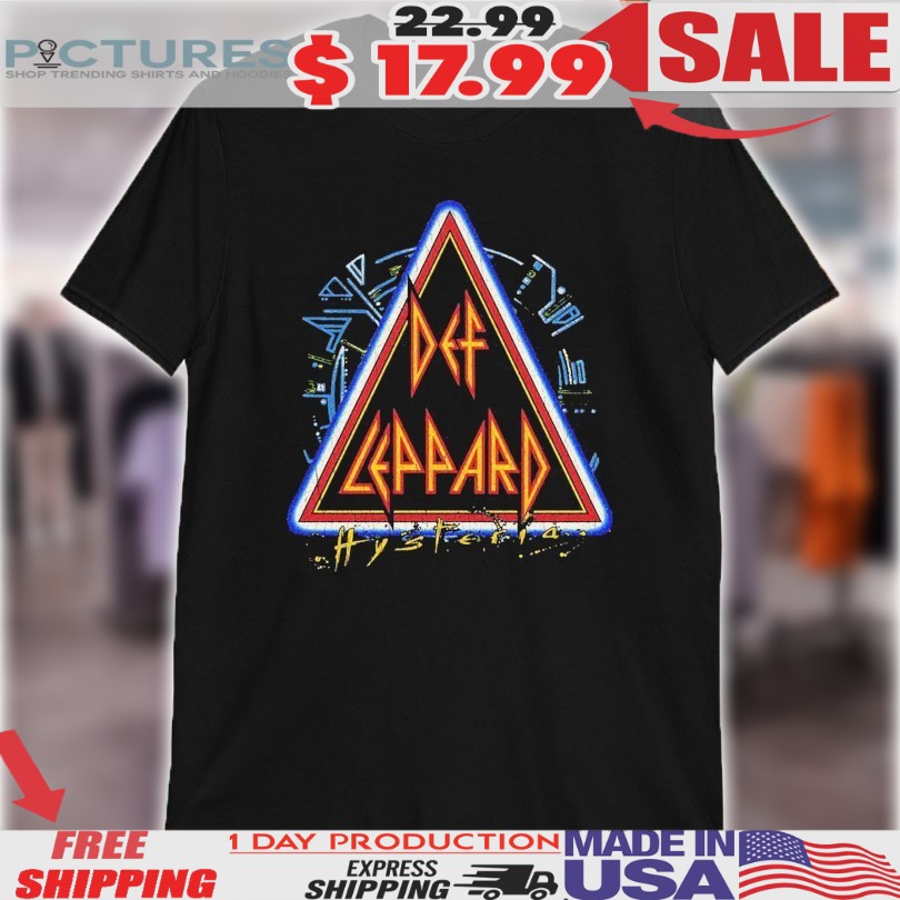 Def Leppard Hysteria Triangle Shirt