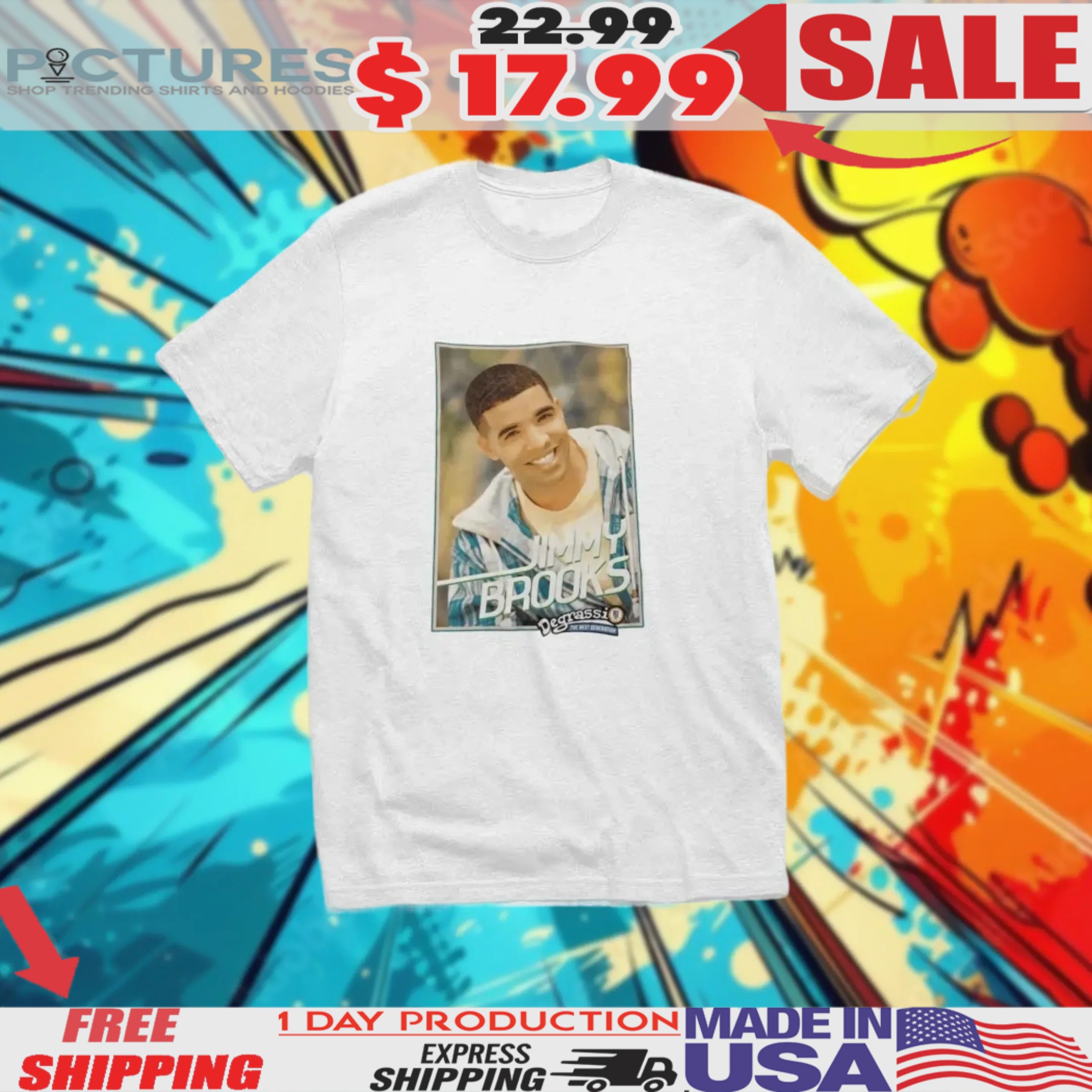 Degrassi The Next Generation Jimmy Brooks Drake Shirt