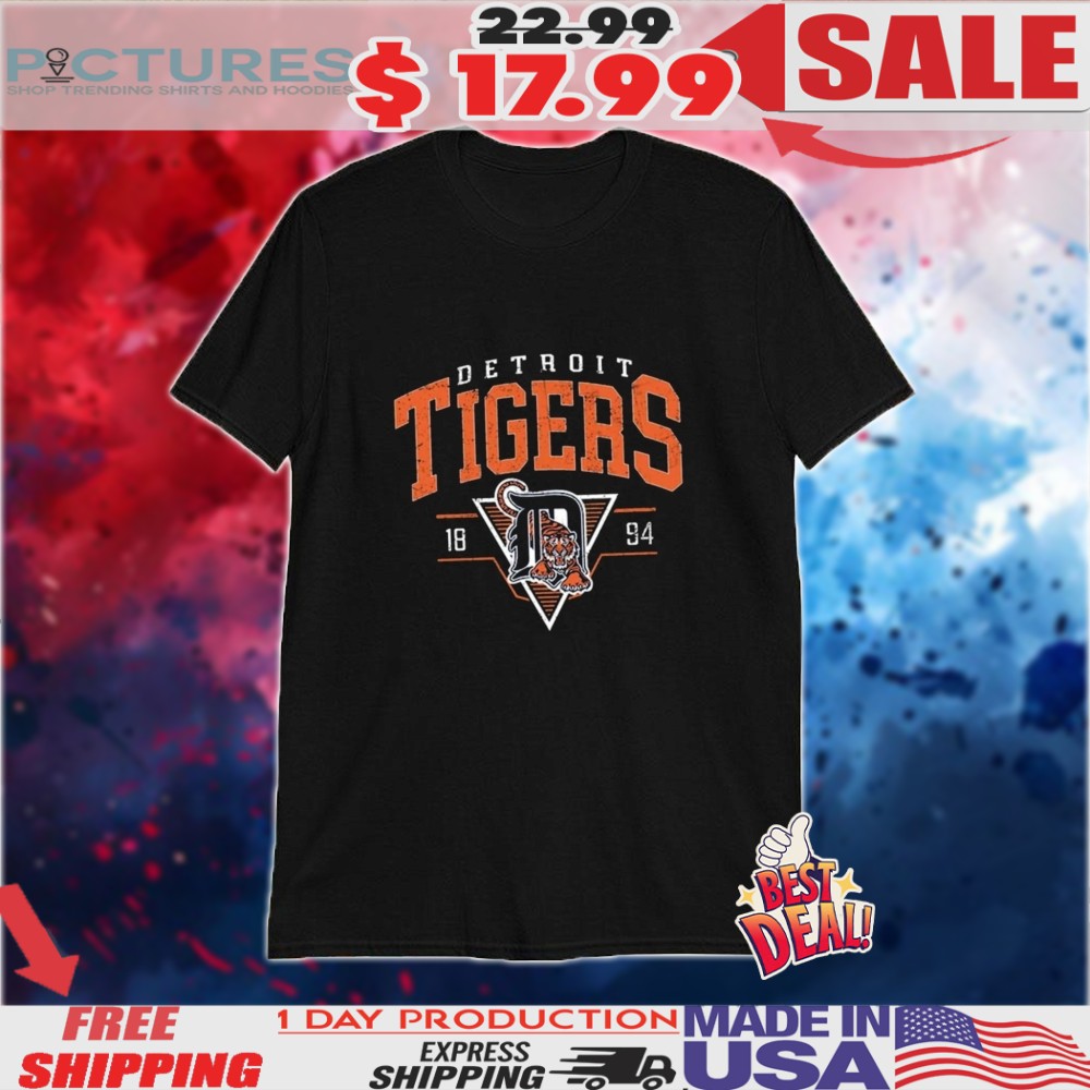 Detroit Tigers Baseball 1894 Logo Shirt