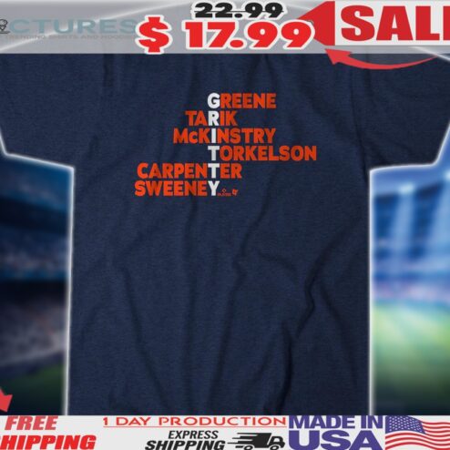 Detroit Tigers Gritty Names Greene Tarik Mckinstry Torkelson Carpenter Sweeney Shirt
