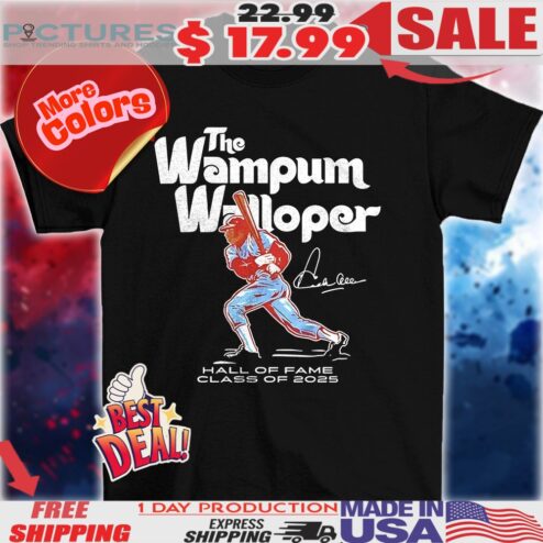 Dick Allen The Wampum Walloper hall of fame class of 2025 signature shirt