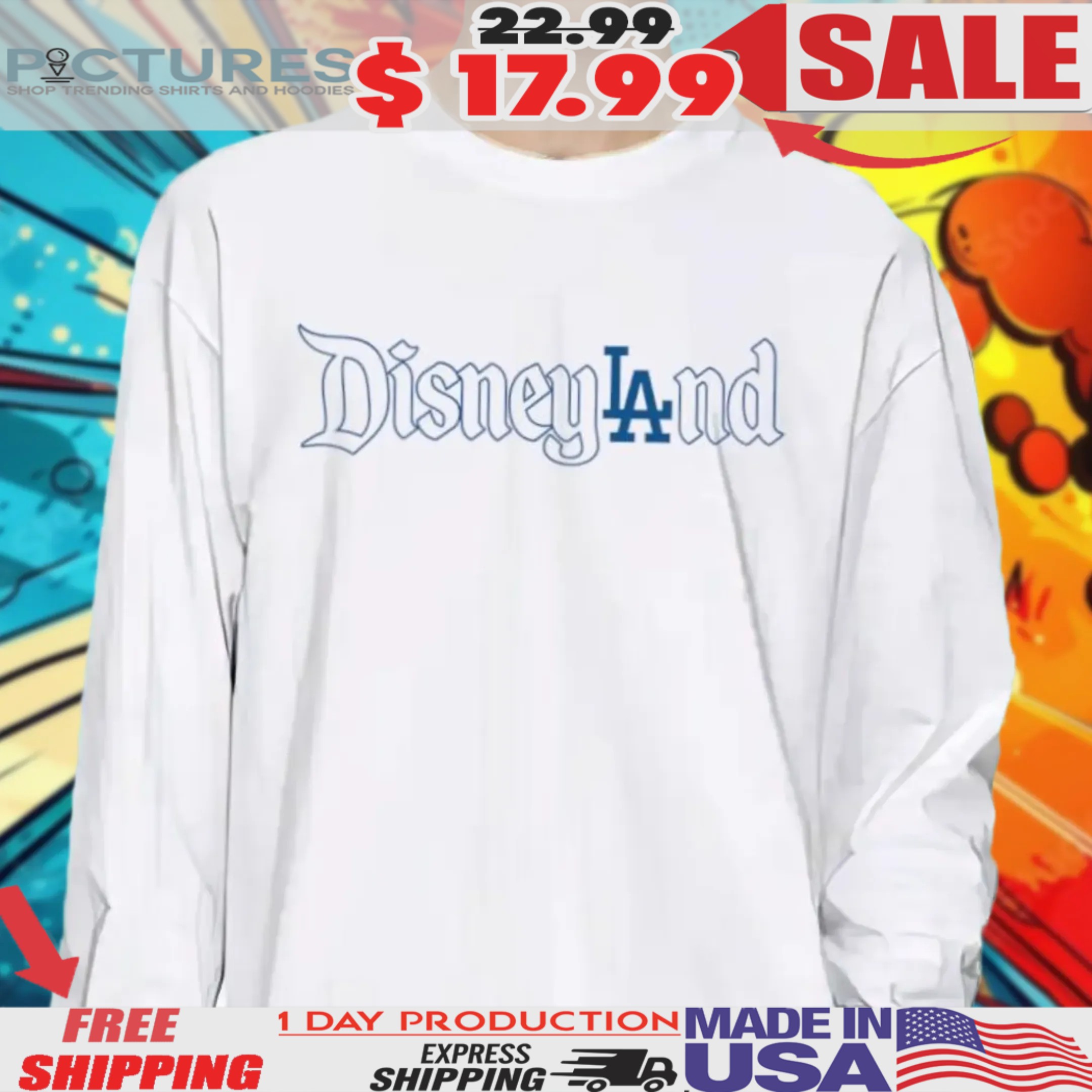 Disneyland Los Angeles Dodgers Shirt