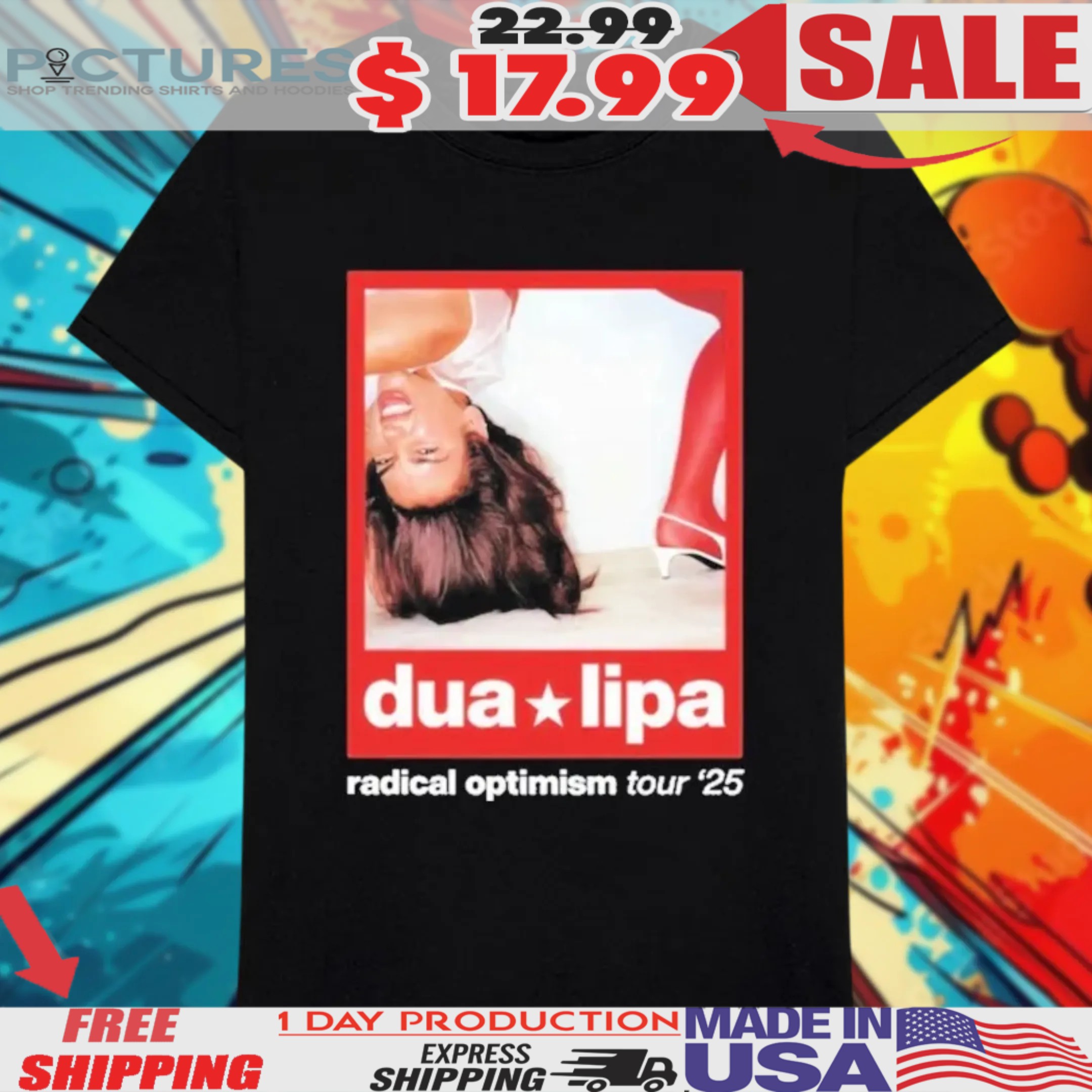 Dua Lipa Radical Optimism Tour '25 Shirt