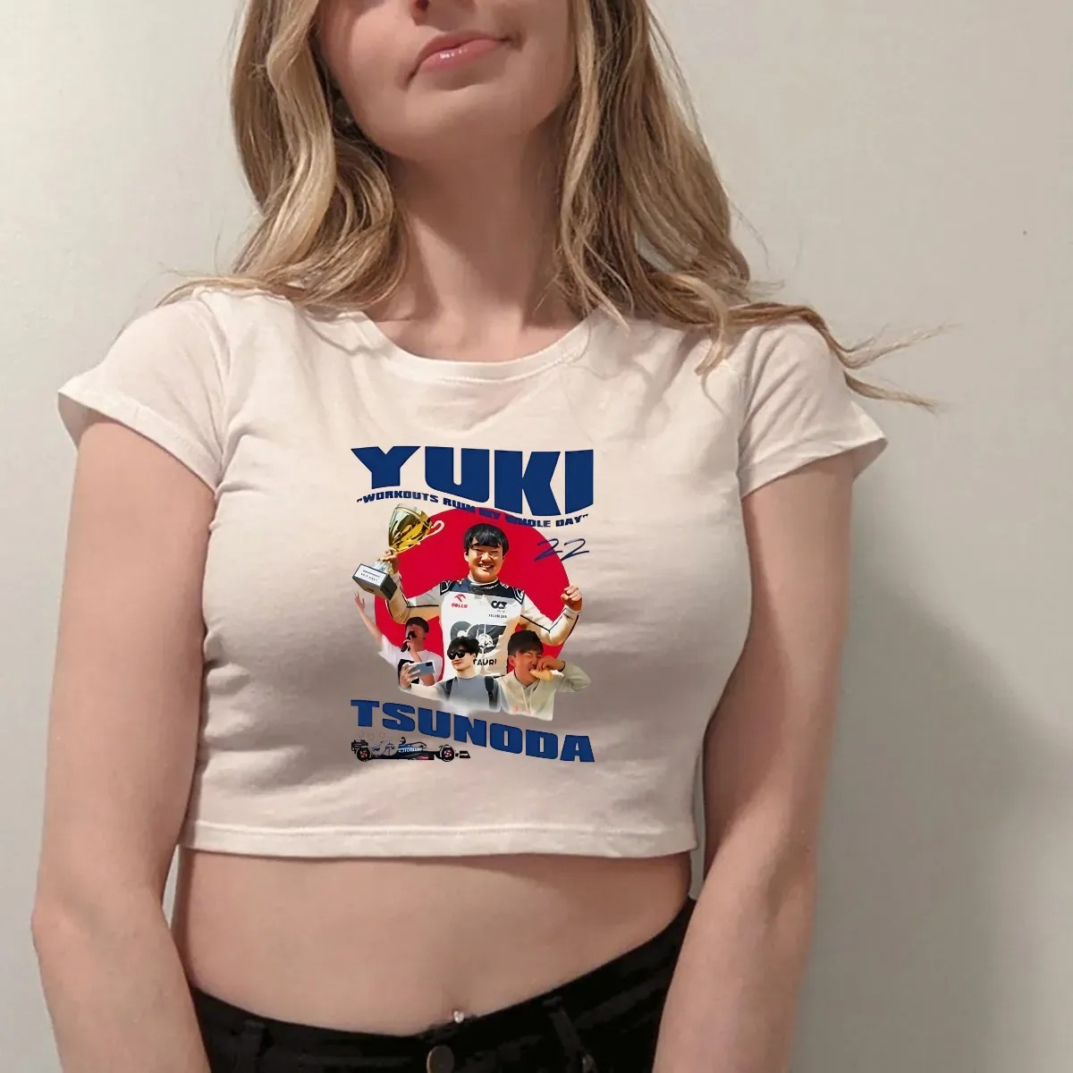 Emily Ratajkowski Wearing Yuki Tsunoda Workouts Ruin My Whole Day Shirt