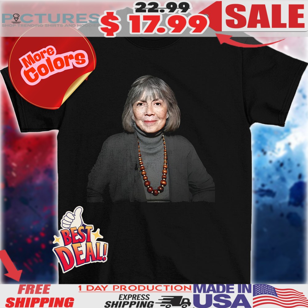 Eric Bogosian Wearing Anne Rice Shirt