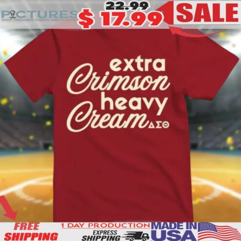 Extra Crimson Heavy Cream Delta Sigma Theta Shirt