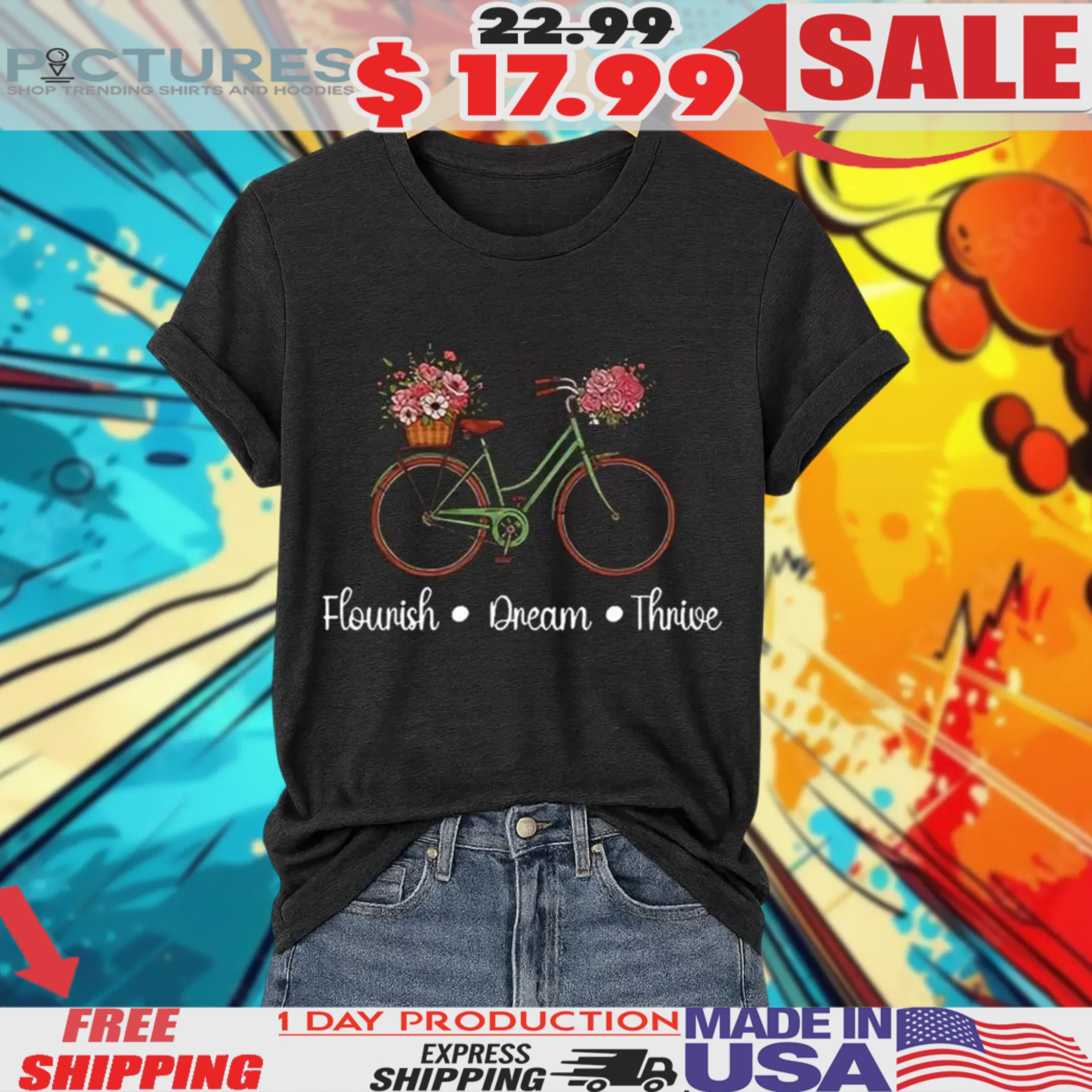 FDT Flounish Dream Thrive Shirt