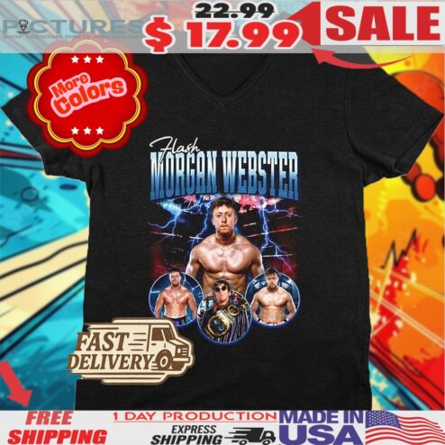 Flash Morgan Webster WWE Lightning Vintage Bootleg shirt