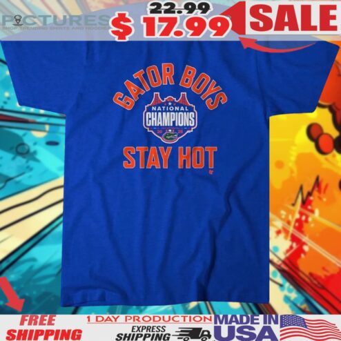 Florida Basketball Gator Boys Stay Hot 2025 National Champions Shirt