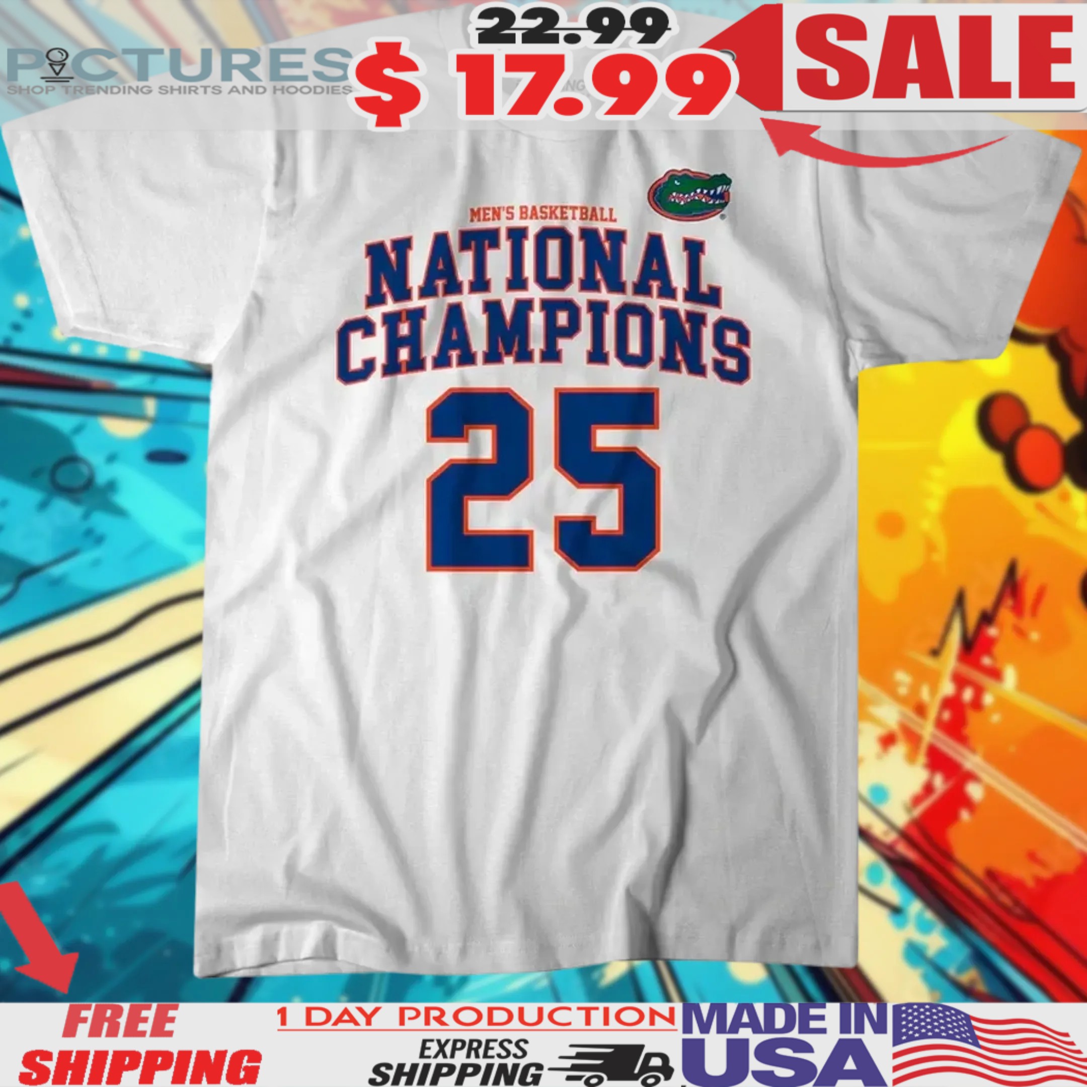 Florida Gators Basketball '25 National Champions Shirt