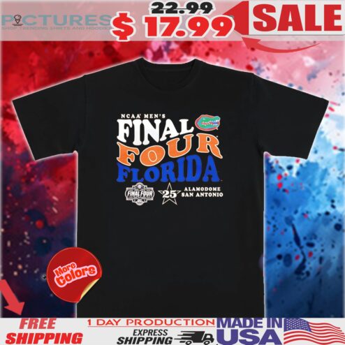 Florida Gators Men’s Basketball ’25 Final Four logo shirt
