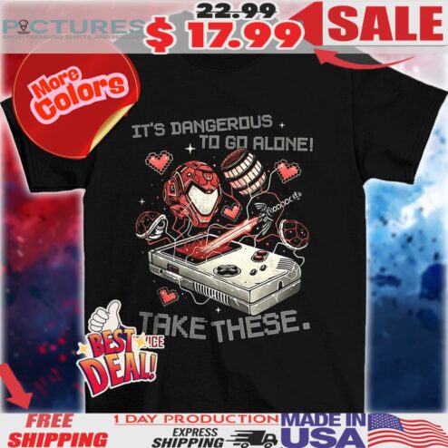 Game Boy It’s Dangerous To Go Alone Take These Shirt