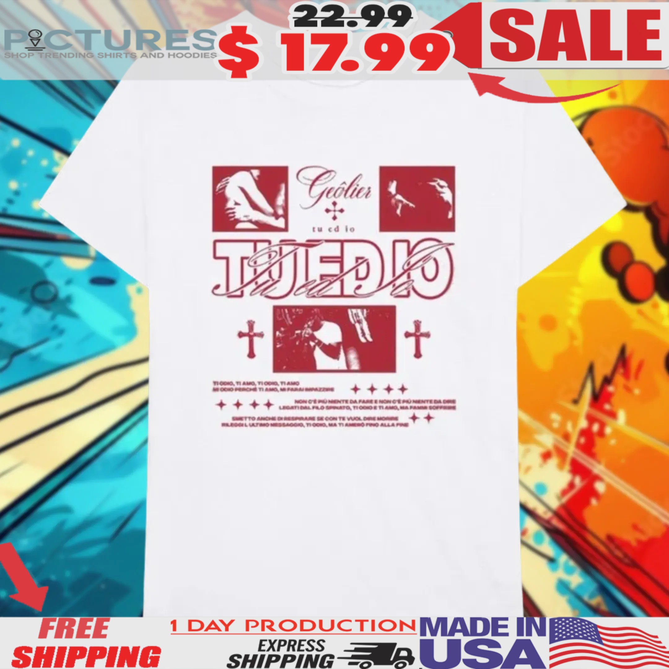Geolier Tu Ed Io 2025 Shirt