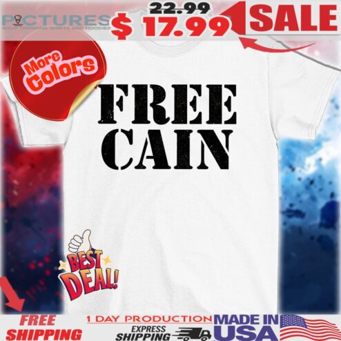 Gerald Meerschaert Wearing Free Cain Shirt