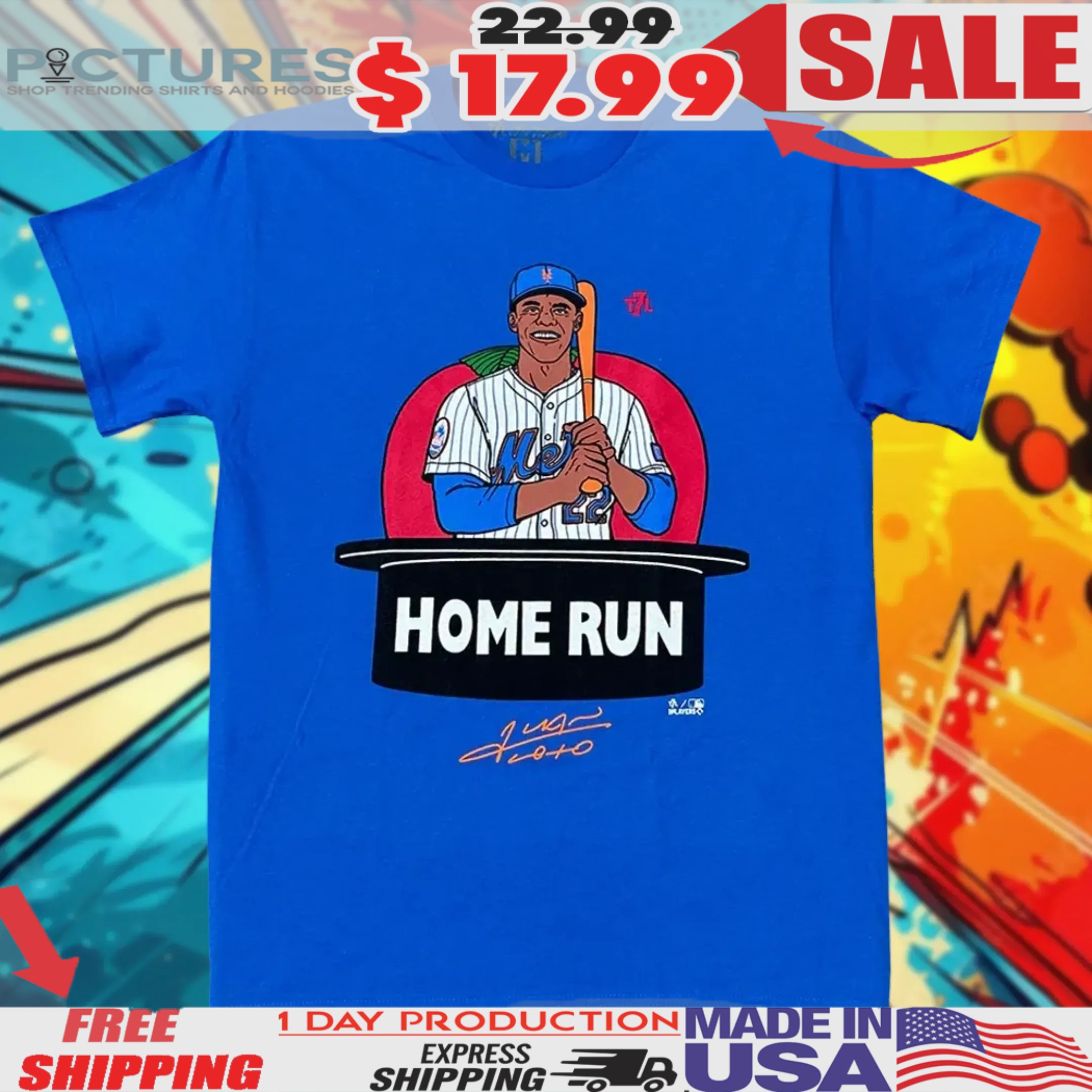 Going Going Juan Soto New York Mets Home Run Signature Shirt