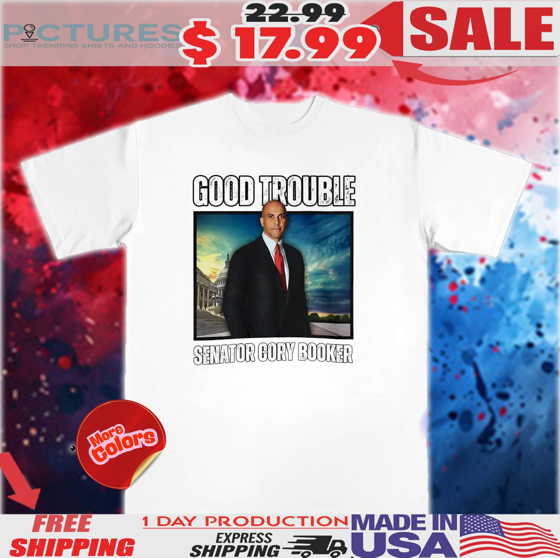Good Trouble Senator Cory Booker shirt