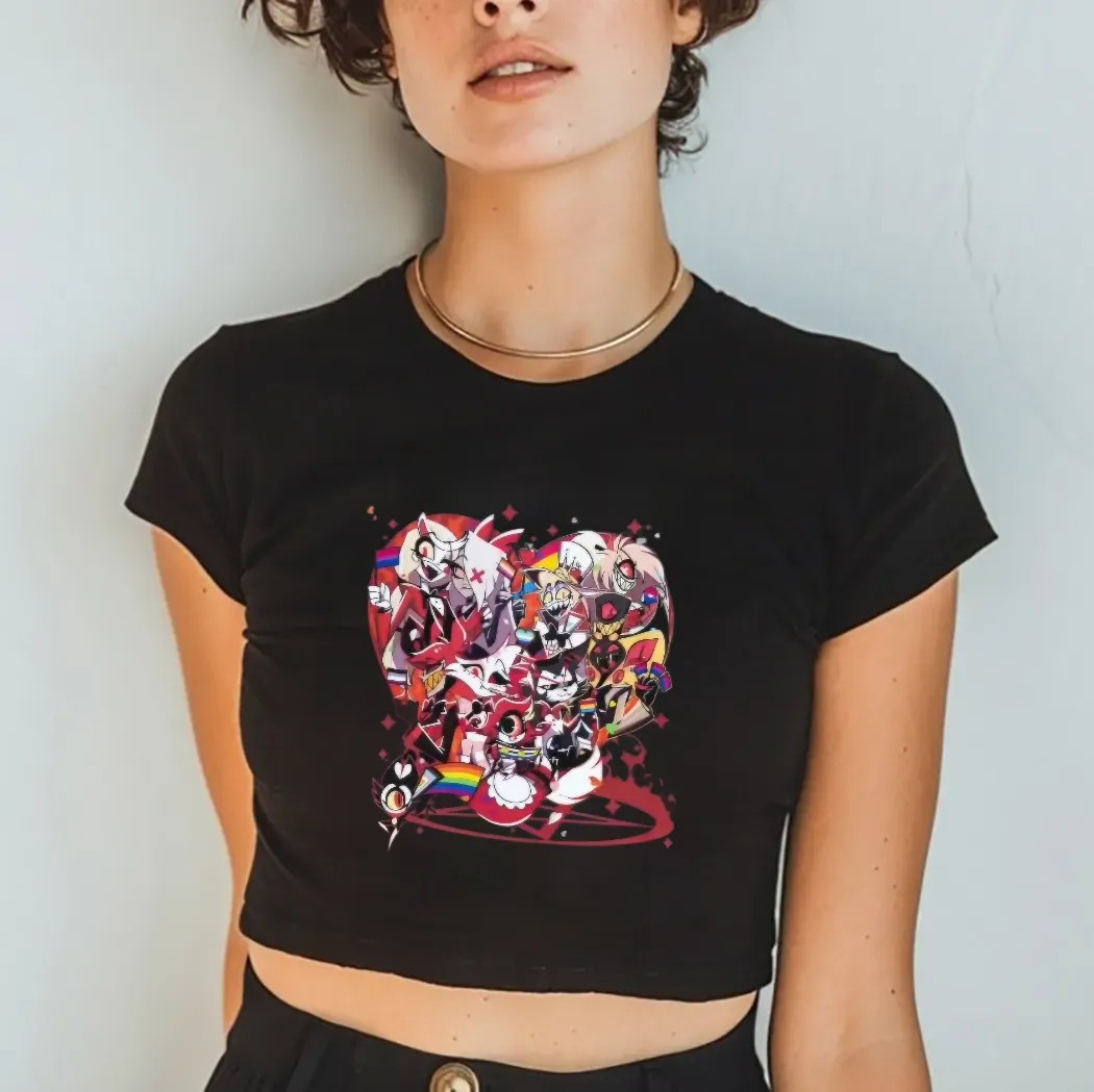 Hazbin Hotel Lucifer Is Pansexual Husk Is Pansexual Sir Pentious Is Bisexual Cherri Bomb Is Bisexual Niffty Is A Straight Ally Shirt