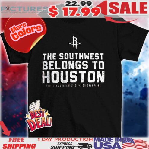 Houston Cougars the southwest belongs to Houston 2014 2015 Southwest Division Champions vintage shirt