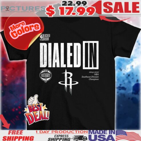 Houston Rockets Fanatics NBA 2024 2025 Southwest Division Champions Locker Room shirt