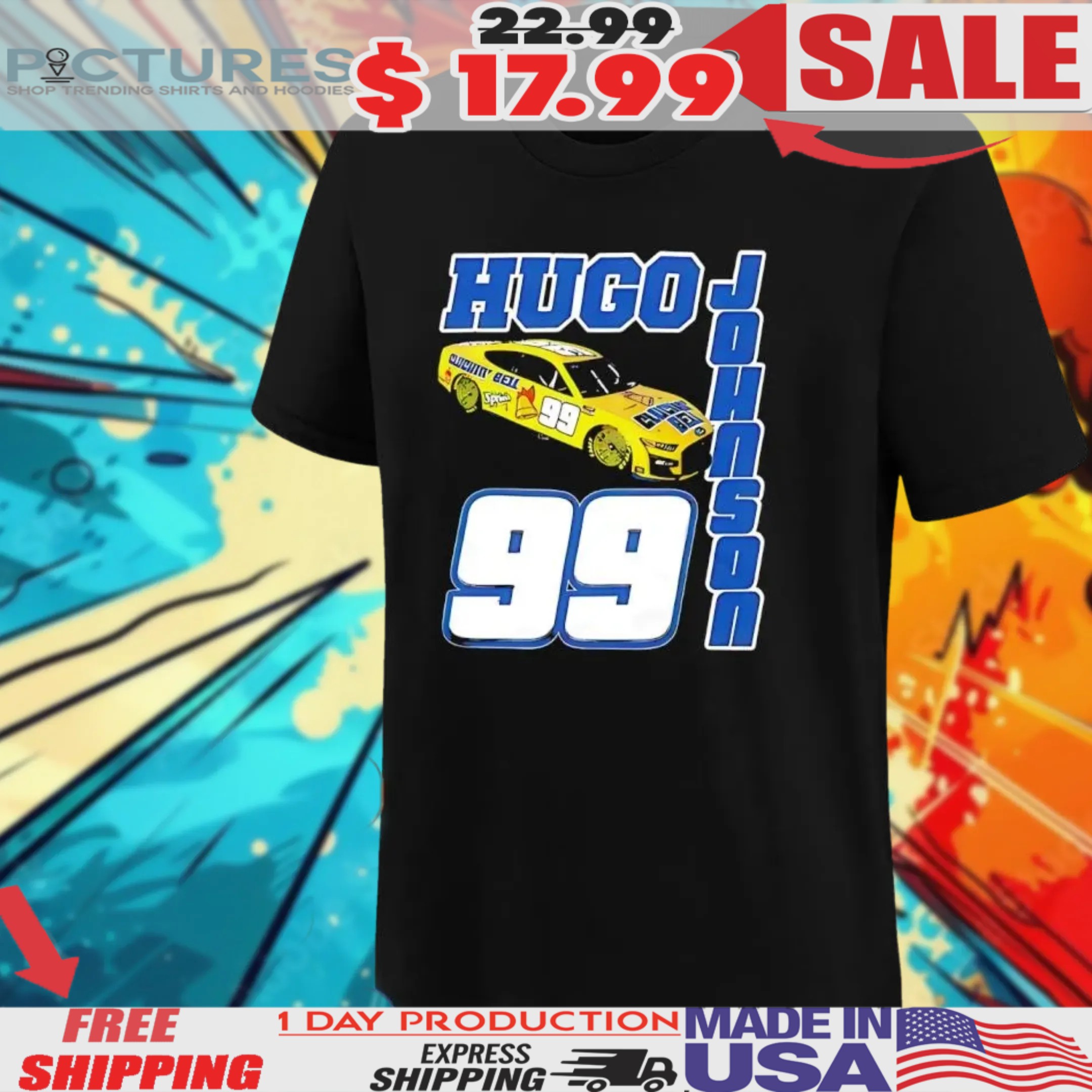 Hugo Johnson Two Number 99’s Racing Shirt