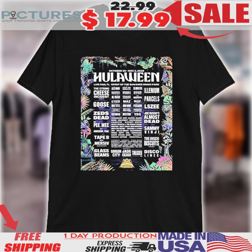 Hulaween Festival 2025 Live OAK FL Suwannee Music Park From October 30th To November 2nd Shirt
