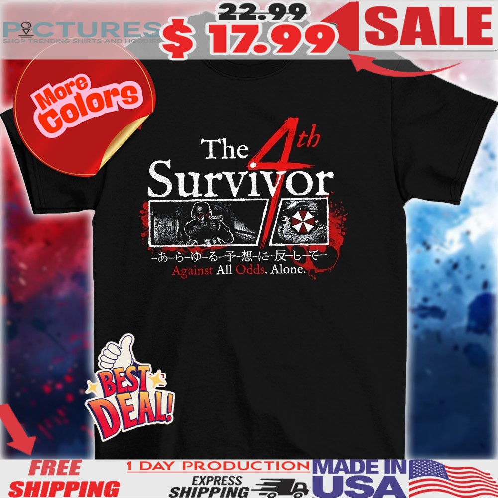 Hunk the 4th survivor against all odds alone 2025 shirt