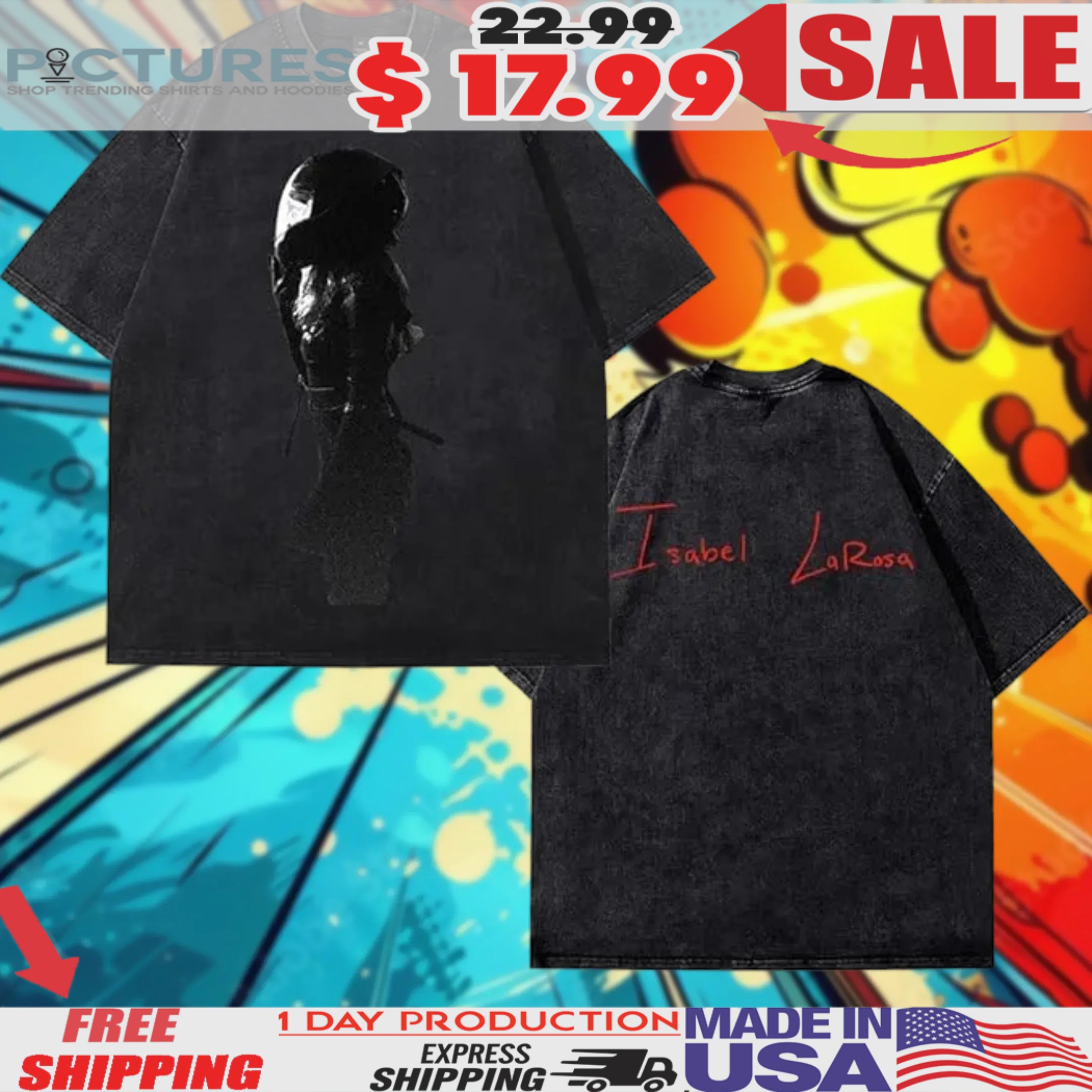 Isabel LaRosa Silhouette Shirt • Picturestees Clothing LLC