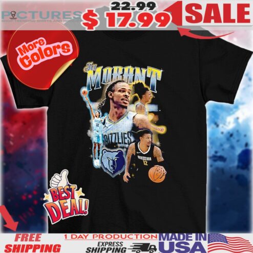 Ja Morant Memphis Grizzlies NBA basketball notorious 3 0 player vintage bootleg style shirt