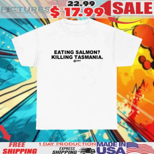 Jacob Elordi Eating Salmon Killing Tasmania Shirt