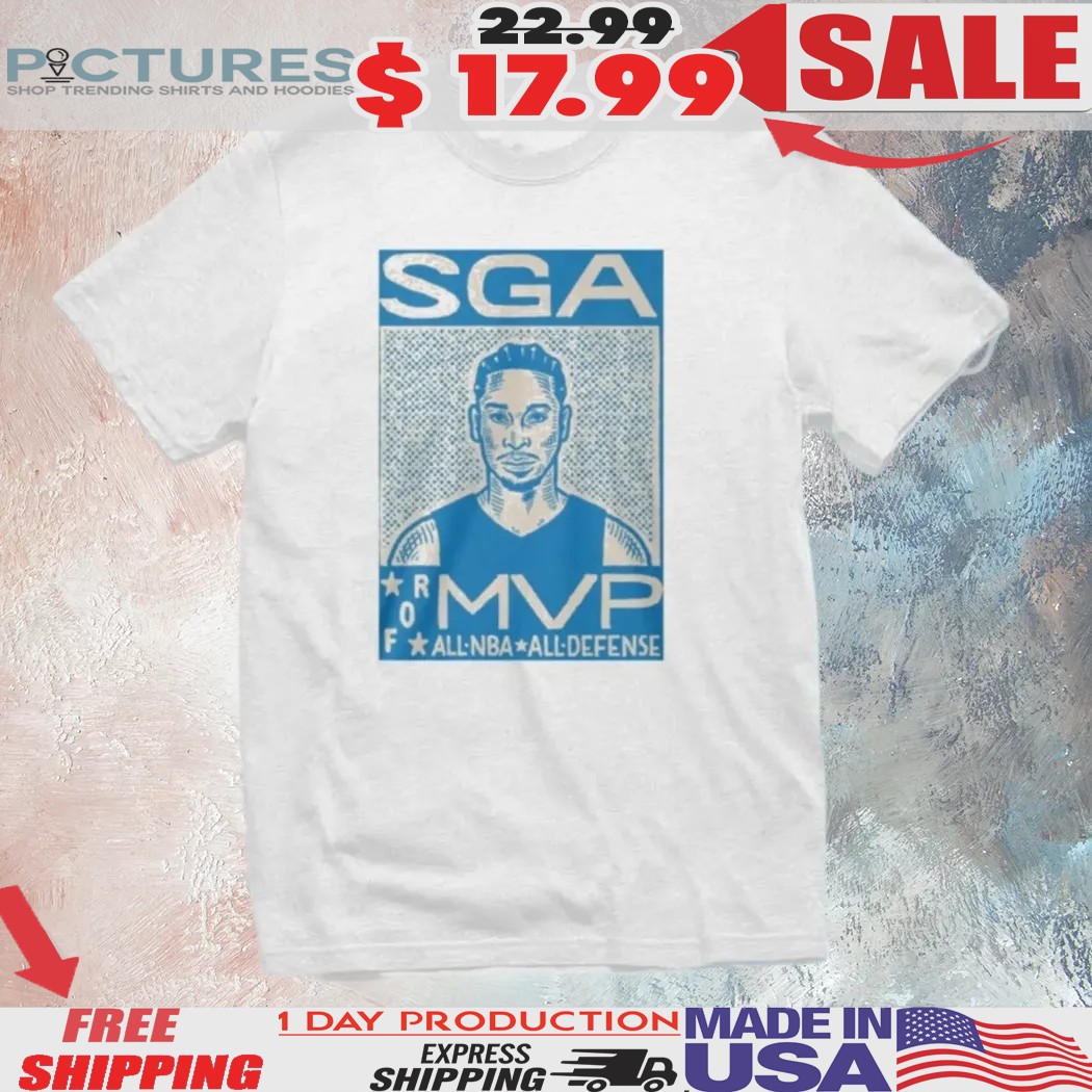 Jalen Williams Wear Sga Mvp For NBA All Defensive Shirt