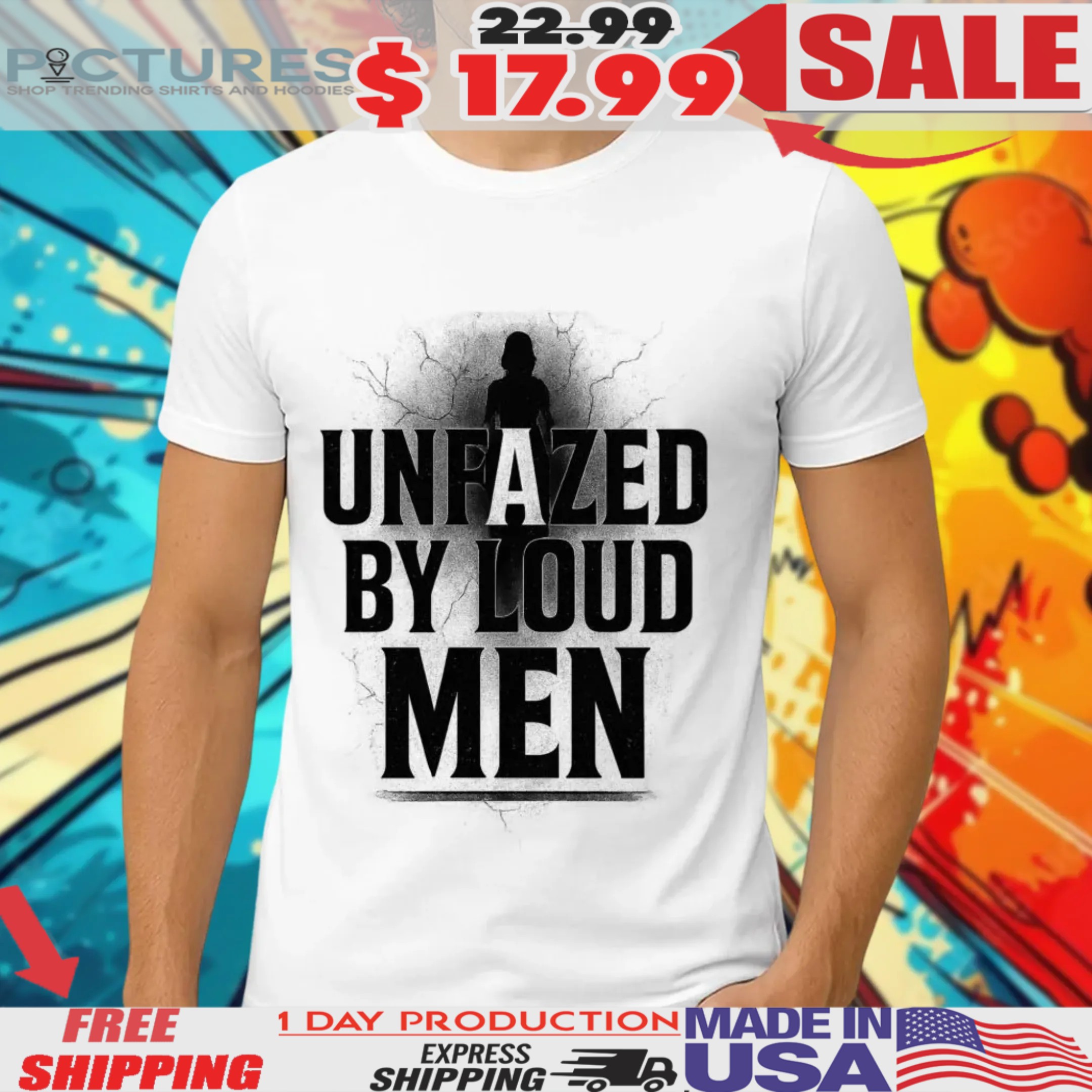 Janet Mills Unfazed By Loud Men Trump Shirt