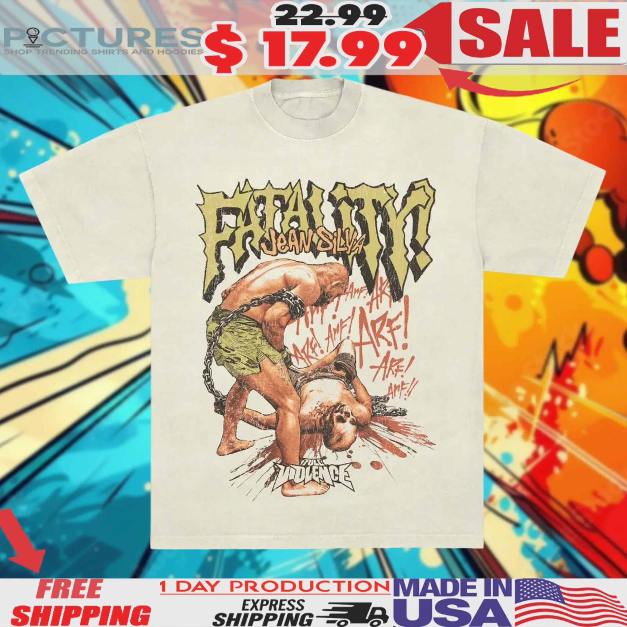 Jean Silva Fatality ARF Full Violence Shirt