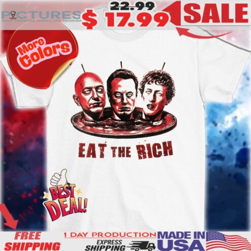 Jeff Bezos Elon Musk Mark Zuckerberg eat the rich horror shirt