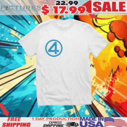 Johnny Storm Marvel Fantastic Four Classic Logo Shirt