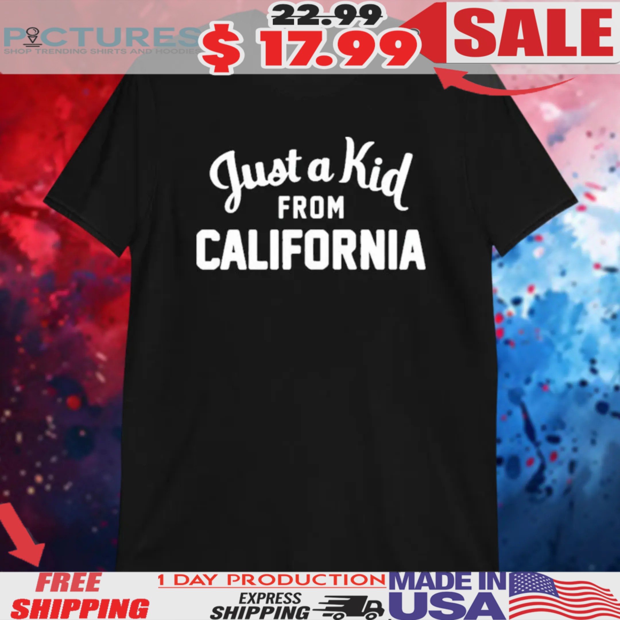 Just A Kid From Sacramento Shirt