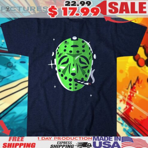 Keep Slashin’ Man Jason Mask Smoking Shirt