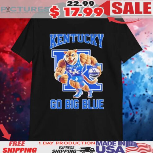 Kentucky Wildcats Go Big Blue Mascot Shirt