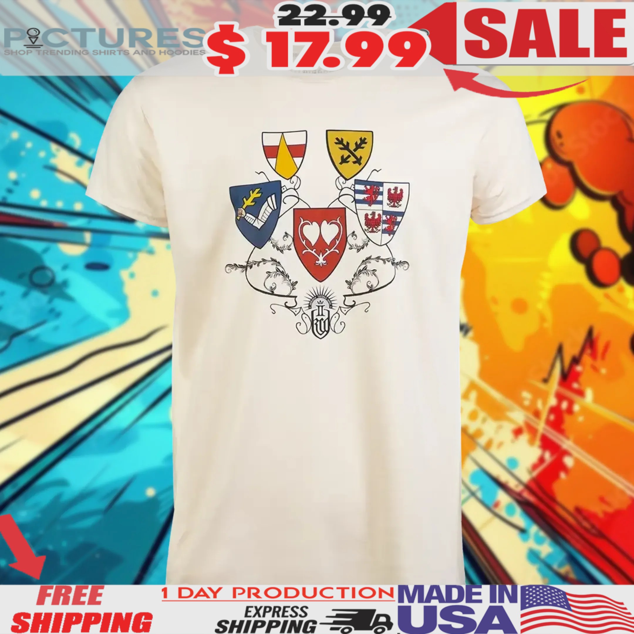 Kingdom Come Deliverance Coat Of Arms Shirt