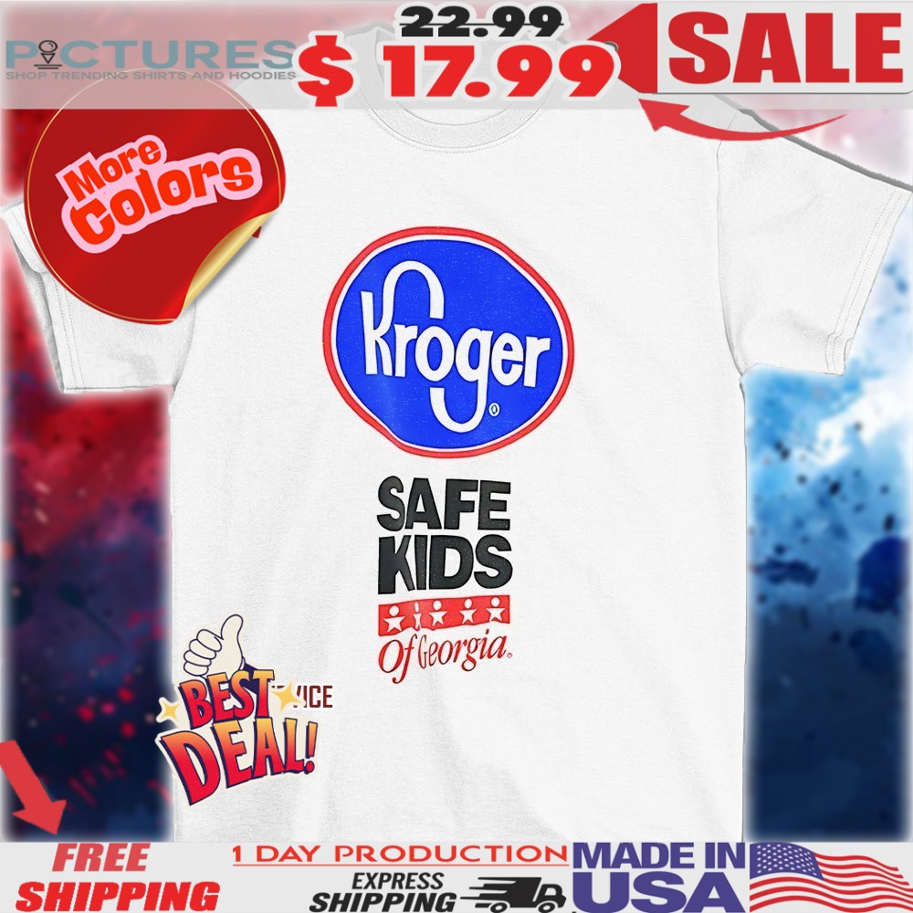 Kroger safe kids of Georgia logo shirt