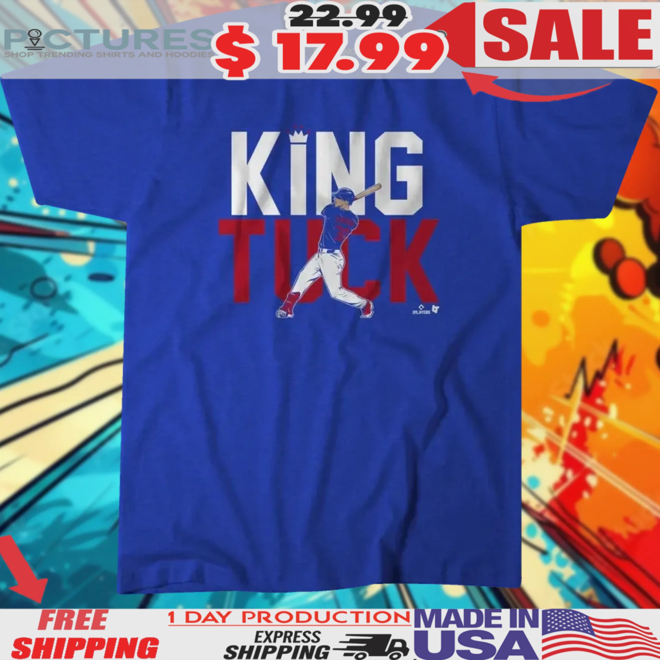 Kyle Tucker King Tuck Text Chicago Shirt