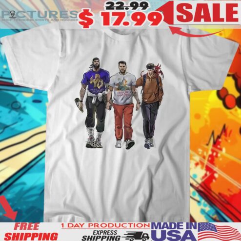Lakers 2025 Nba Playoffs Luka Doncic Lebron James And Austin Reaves Comic Shirt