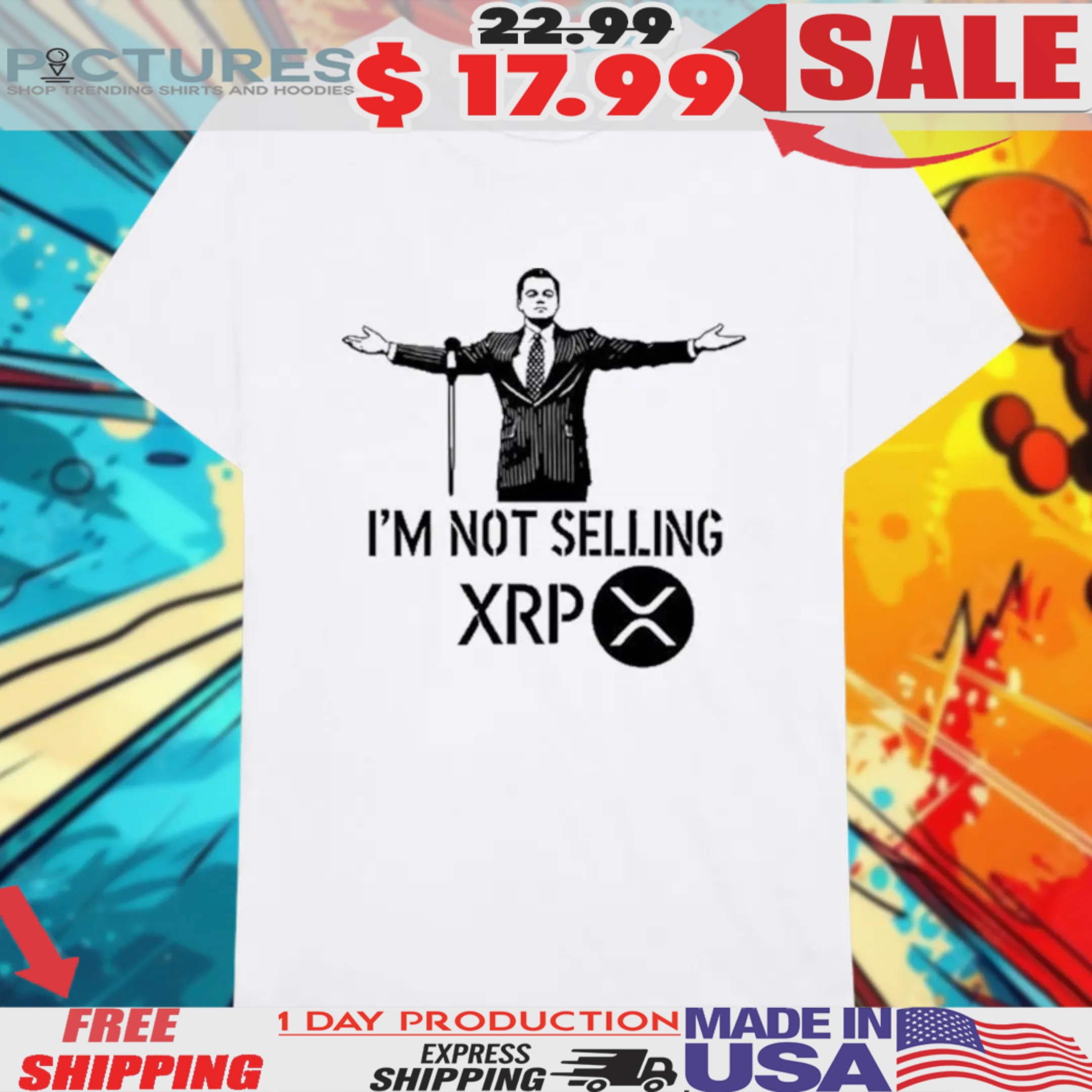 Leonardo DiCaprio I’m Not Selling XRP Shirt