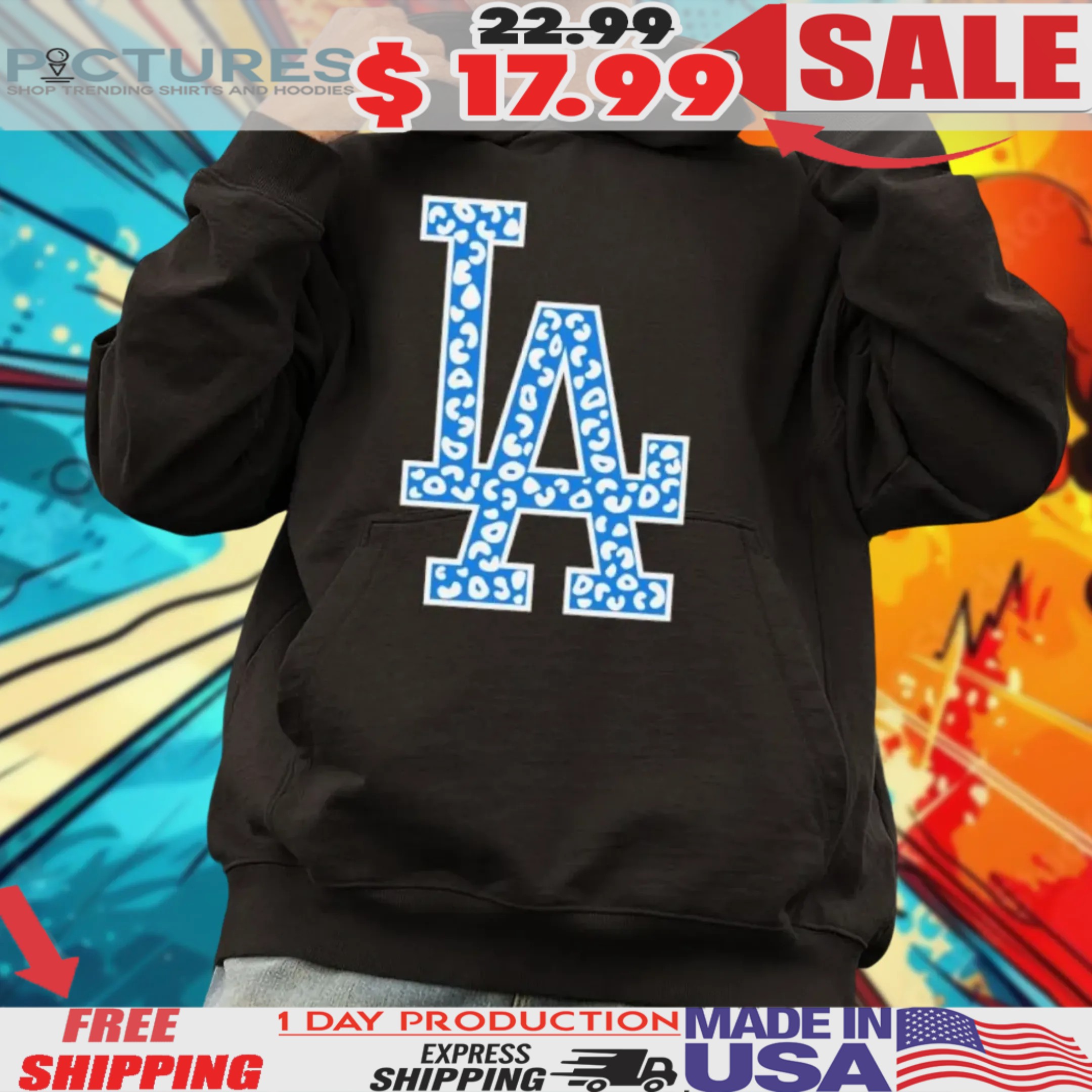 Leopard Los Angeles Dodgers LA Dodgers Baseball Shirt Leopard Los Angeles Dodgers LA Dodgers Baseball Shirt