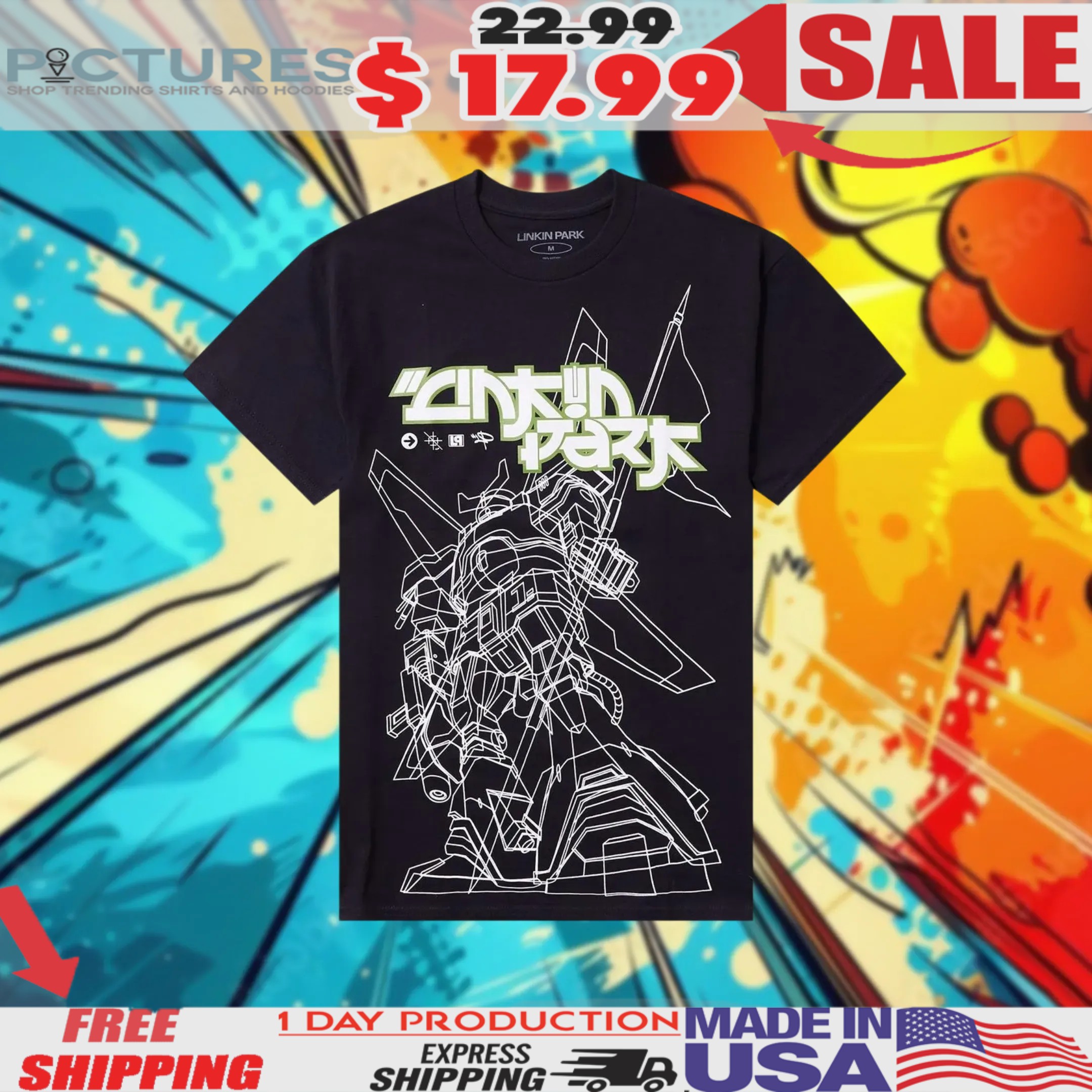 Linkin Park Reanimation Outline Shirt