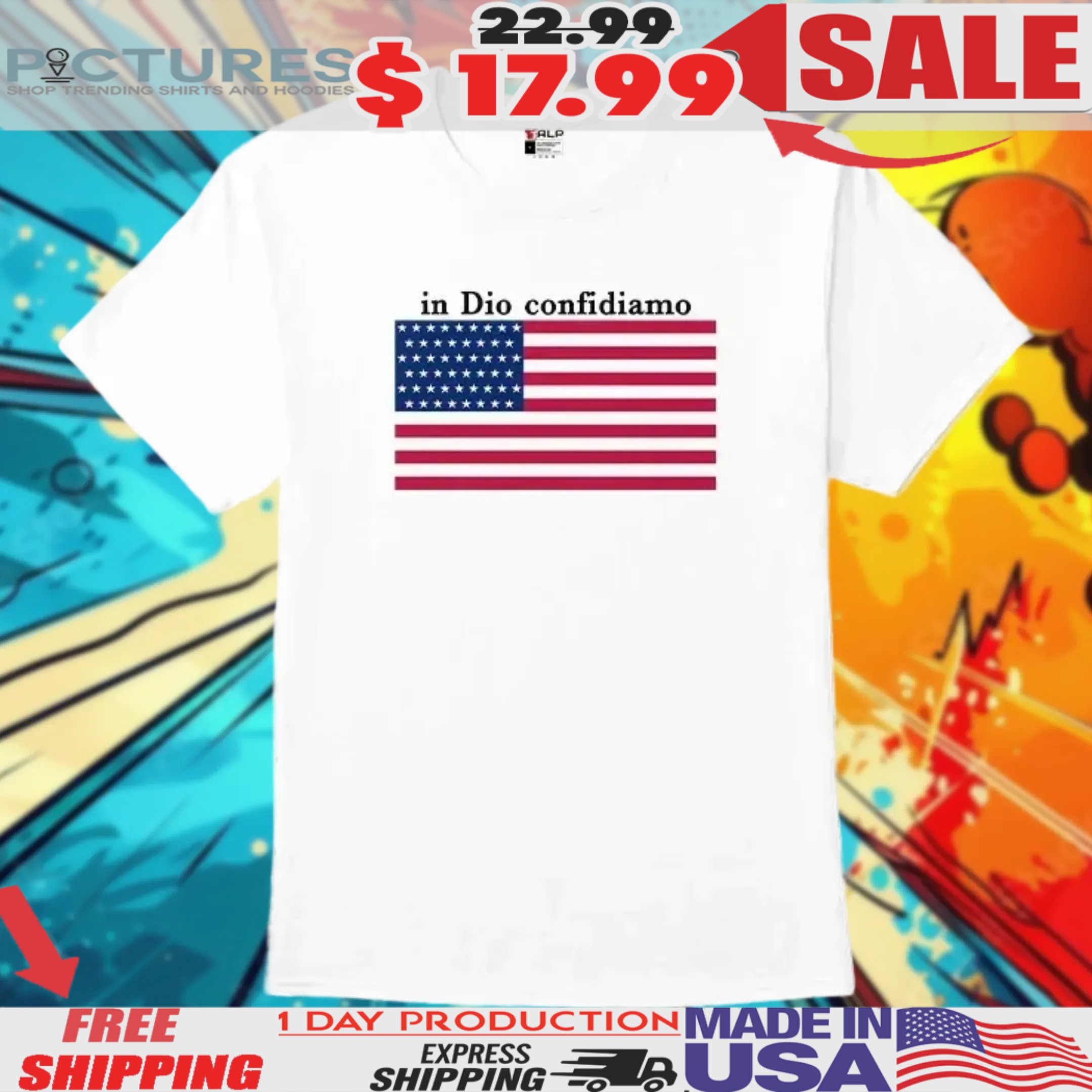 Mayor Adams In Dio Confidiamo Shirt