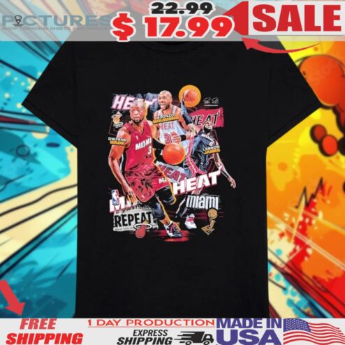 Miami Heat 30 Teams NBA Season Logo Shirt