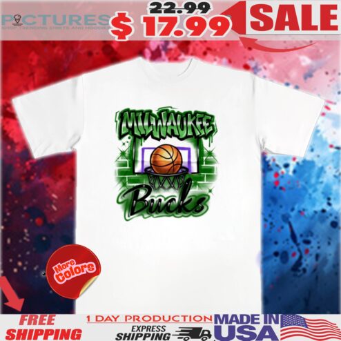 Milwaukee Bucks Basketball Wall Paint Shirt